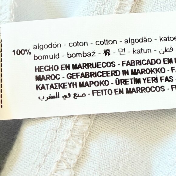 NWT Zara Womens Smoked Back Button Metallic Silver Denim Strapless Corset Size M - Picture 10 of 10